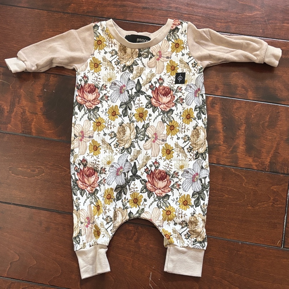 Small shop Floral Baby Romper